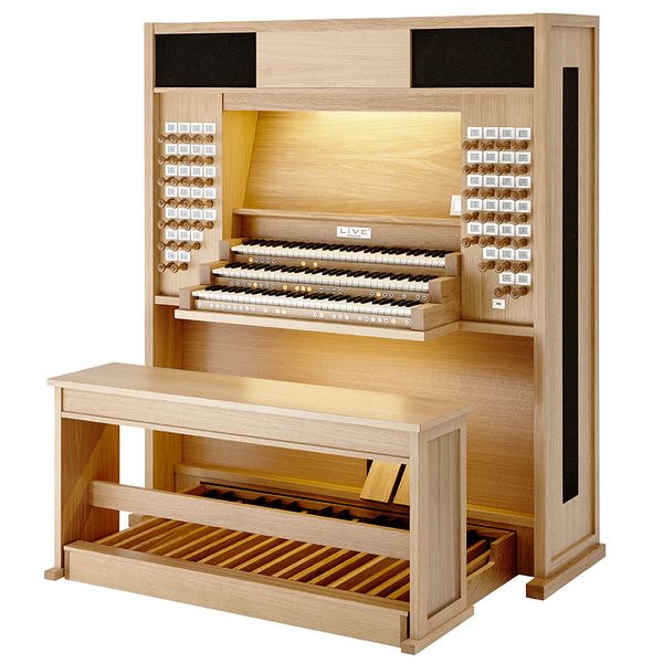 Johannus Premium Live III, Oak Natural, Concave