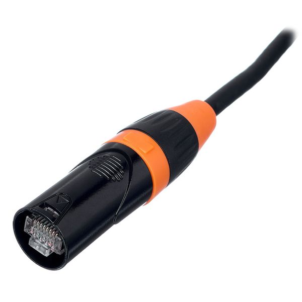 pro snake CAT6E CC Cable 1.0m orange