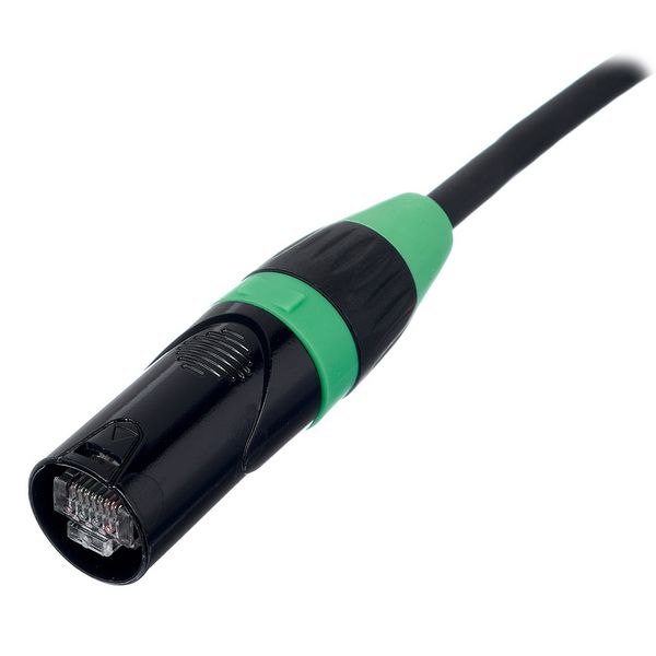 pro snake CAT6E CC Cable 5.0m green