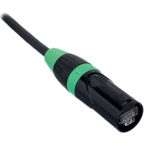 pro snake CAT6E CC Cable 5.0m green