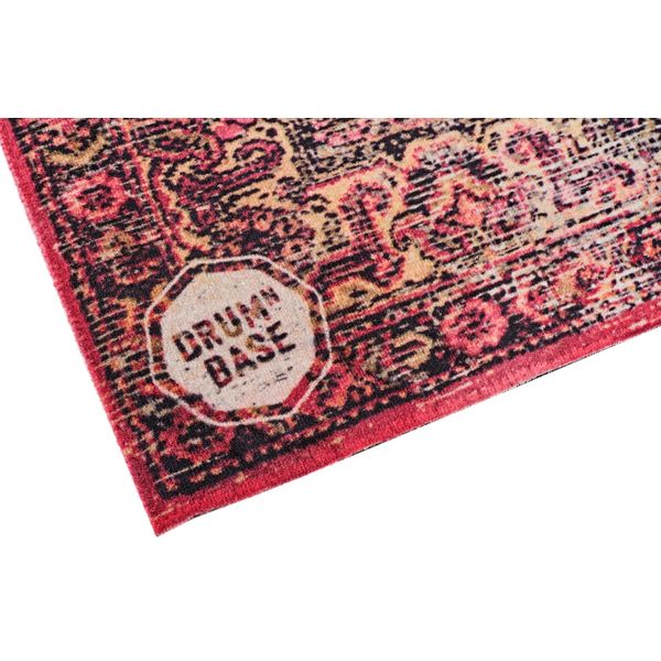 Drum N Base Pro Heavy Drum Rug Red