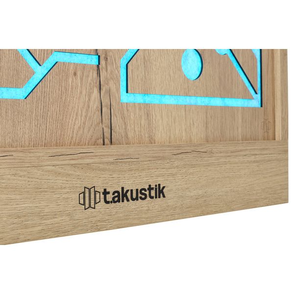 t.akustik LED Absorber 120 Tech Oak