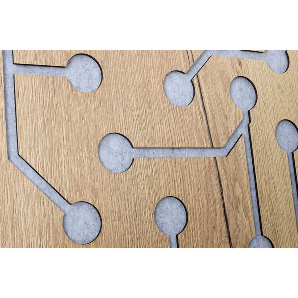 t.akustik LED Absorber 120 Tech Oak