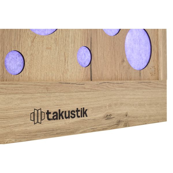 t.akustik LED Absorber 120 Circle Oak