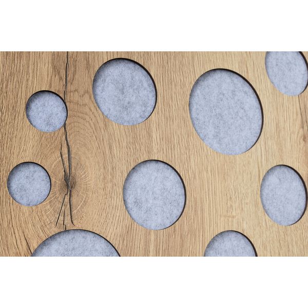 t.akustik LED Absorber 120 Circle Oak