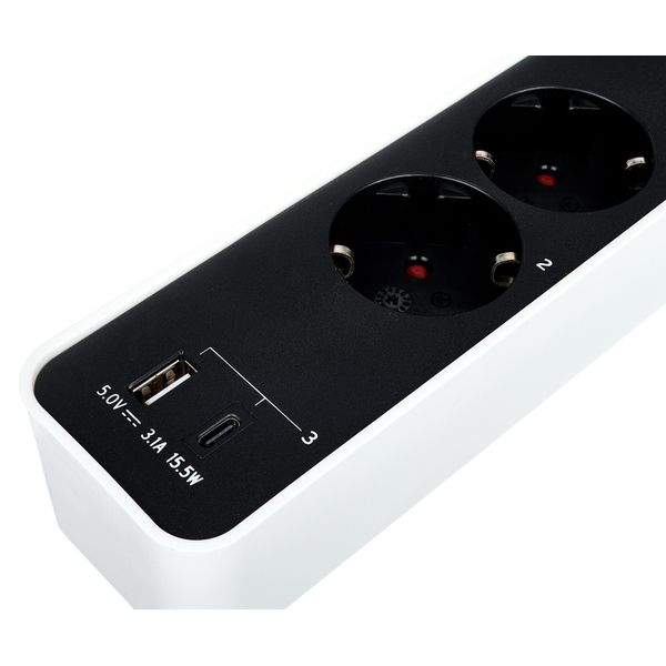 Brennenstuhl Ecolor 3-Way 1,5m USB