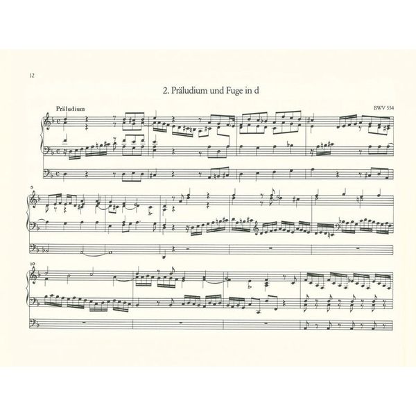 Breitkopf & Härtel Bach Acht Präludien und Fugen