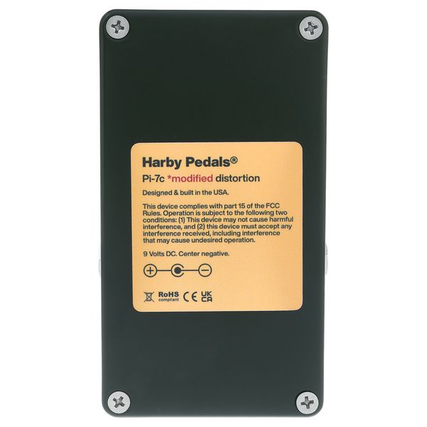 Harby Pedals Pi-7c Distortion-Sustainer-F