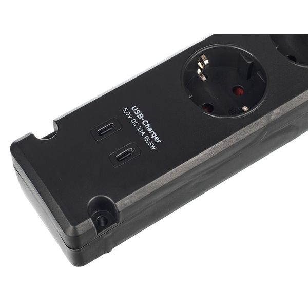 Brennenstuhl Bremounta 5-Way 3m USB sw