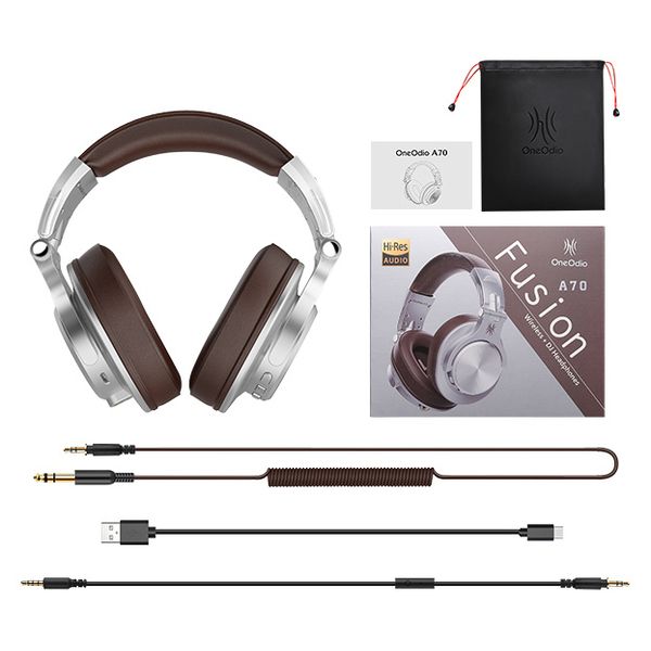 OneOdio Fusion A70 Silver-Brown