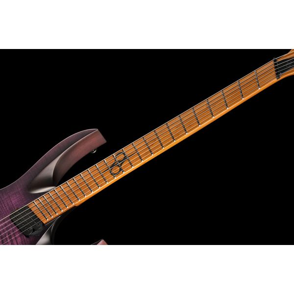 Solar Guitars A1.6FDPB-FF Flame Purple Burst