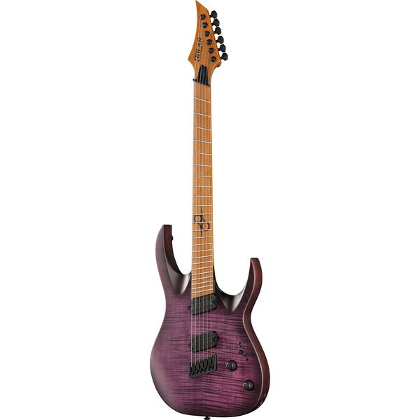 Solar Guitars A1.6FDPB-FF Flame Purple Burst