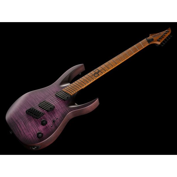 Solar Guitars A1.6FDPB-FF Flame Purple Burst