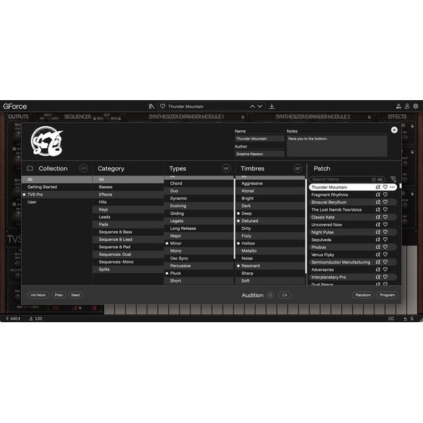 GForce Oberheim TVS Pro