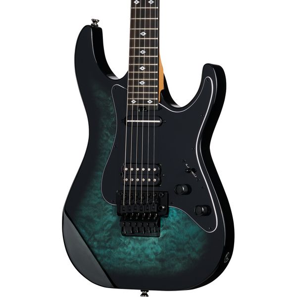 Kramer Guitars Volante Quilt HSFR Aqua Burst