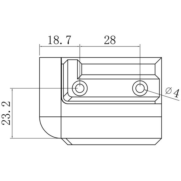 Thon 210 Cabinet Corner