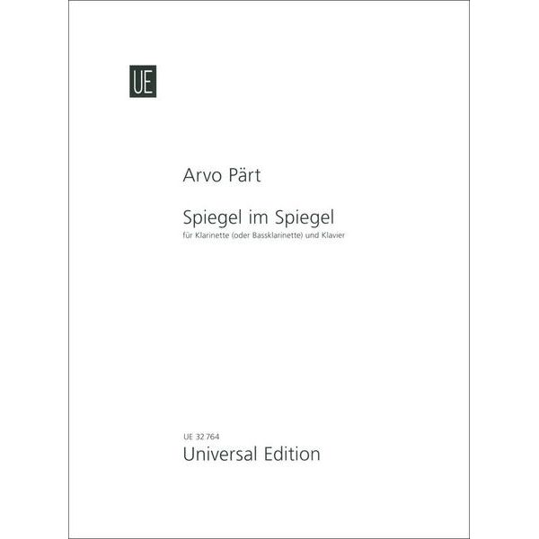 Universal Edition Pärt Spiegel im Spiegel