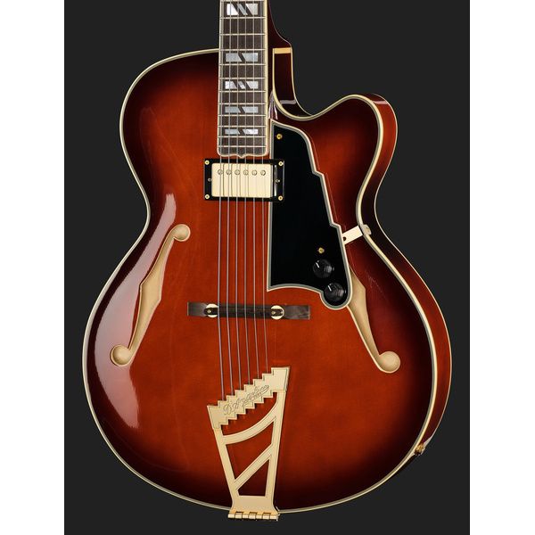 DAngelico Excel 16 Amaretto Burst