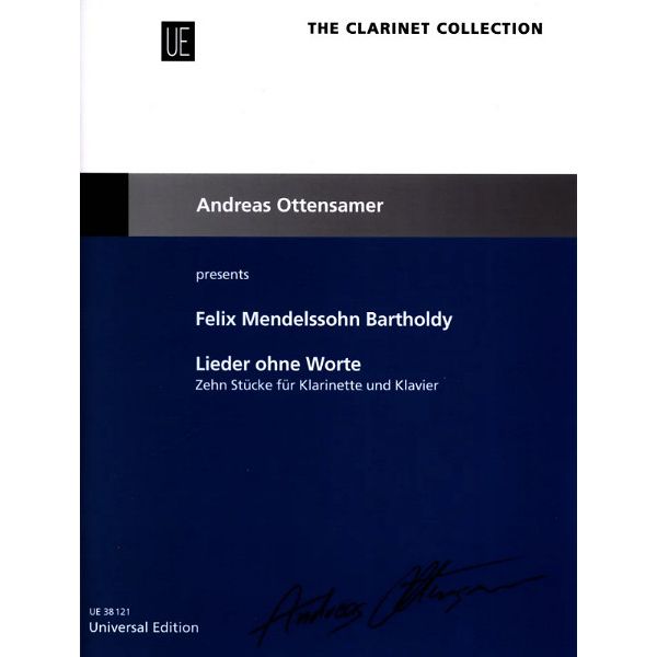 Universal Edition Mendelssohn Lieder ohne Worte