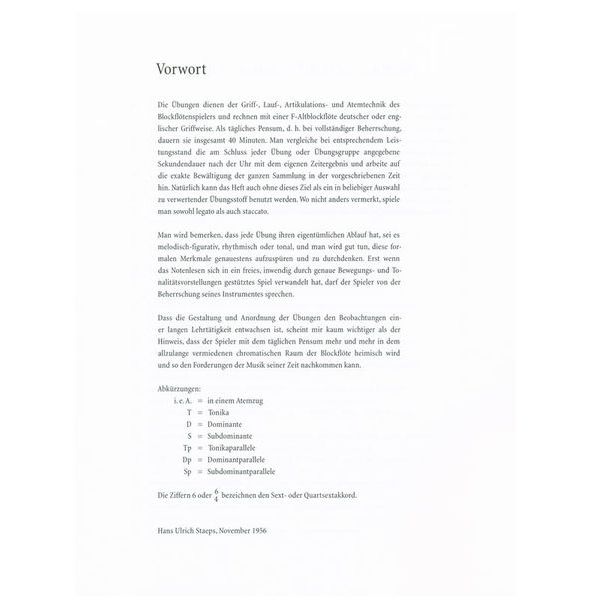 Universal Edition Das tägliche Pensum