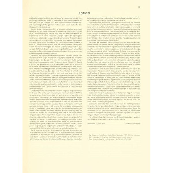 Breitkopf & Härtel Mahler Symphonie Nr. 5