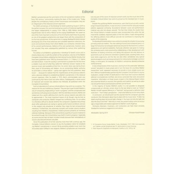 Breitkopf & Härtel Mahler Symphonie Nr. 5
