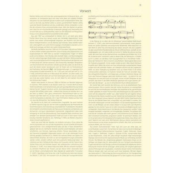 Breitkopf & Härtel Mahler Symphonie Nr. 9