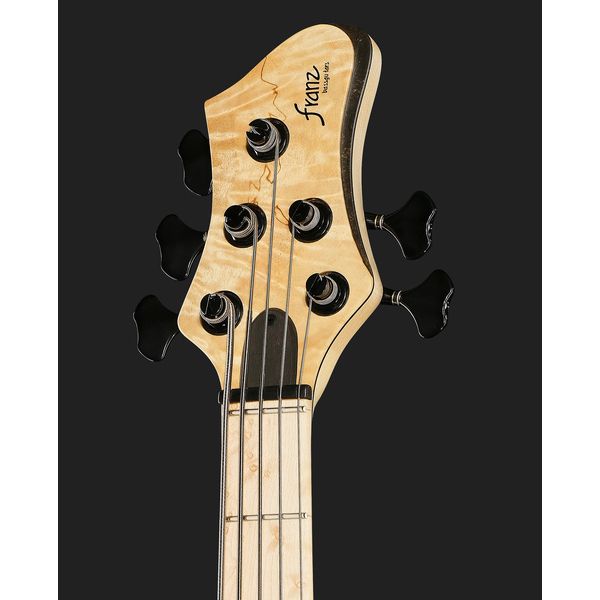Franz Bassguitars Wega 5 Poplar Burl Premium