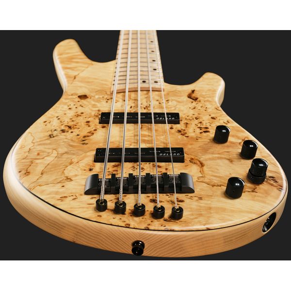 Franz Bassguitars Wega 5 Poplar Burl Premium