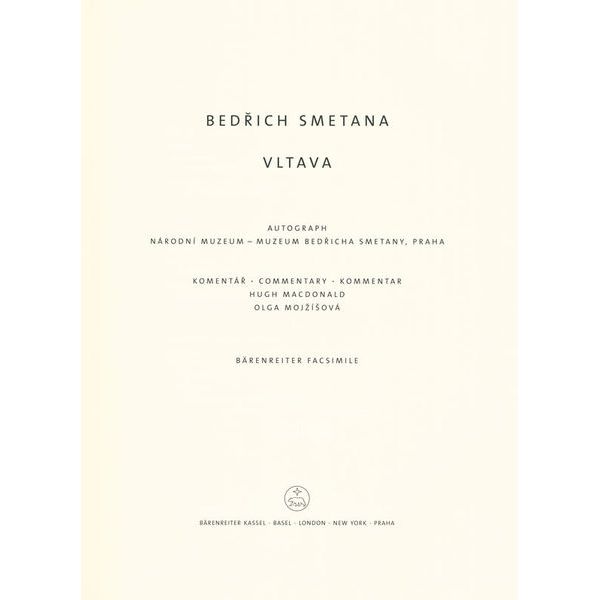 Bärenreiter Smetana Vltava