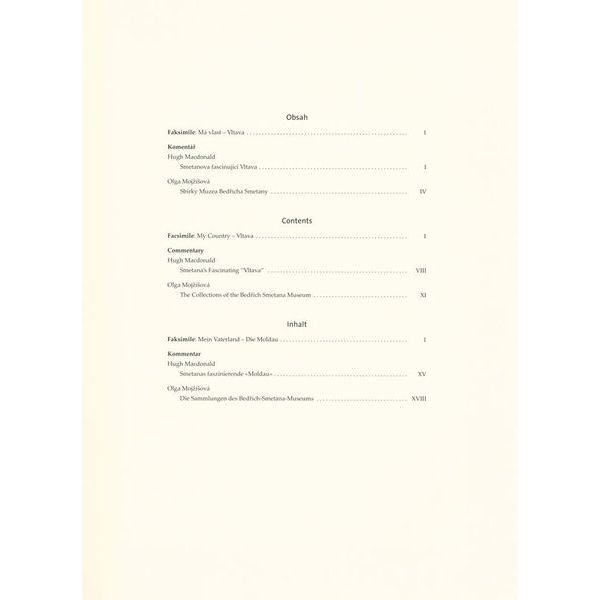 Bärenreiter Smetana Vltava