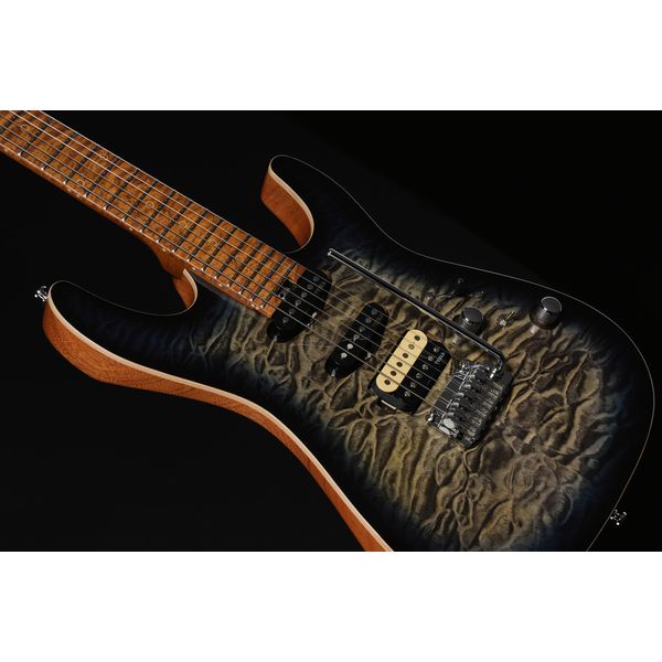 Harley Benton Fusion-IV HSS MN QBLB