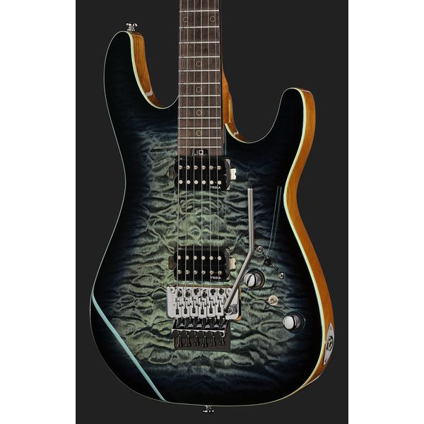 Harley Benton Fusion-IV HH RW FR QBLB