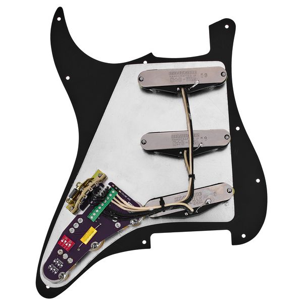Mojotone 58 Q.Coil Hot Br. Pickguard BK