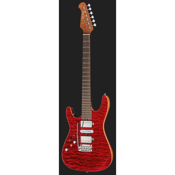 Harley Benton Fusion-IV HSH LH RW QRG