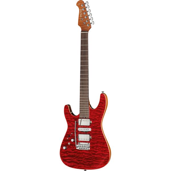 Harley Benton Fusion-IV HSH LH RW QRG