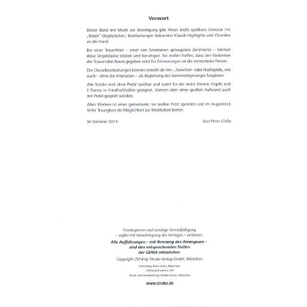 Strube Verlag Beerdigung