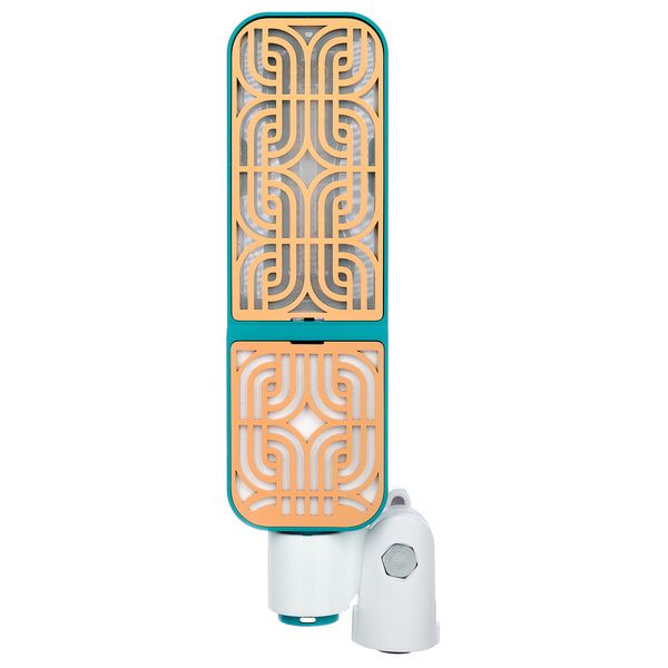 Ohma World Motif Ribbon Teal & Apricot