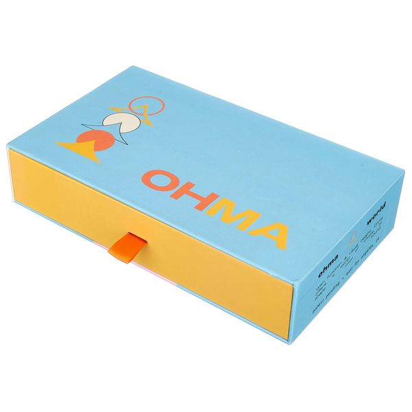 Ohma World Motif Ribbon Black & Brass