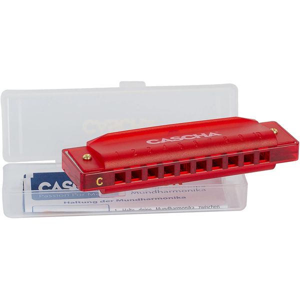 Cascha HH-2273 Fun Blues Harp Red