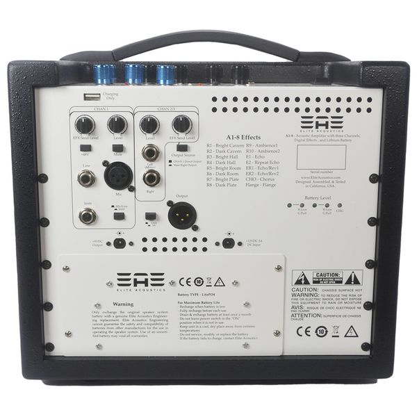 Elite Acoustics A1-8 PB Acoustic Amplifier