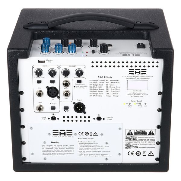 Elite Acoustics A1-8 PB Acoustic Amplifier
