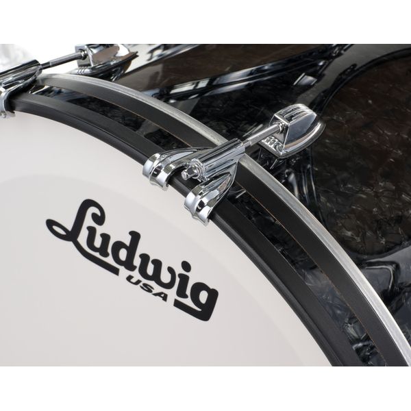 Ludwig Classic Maple 5pcs Ebony Pearl