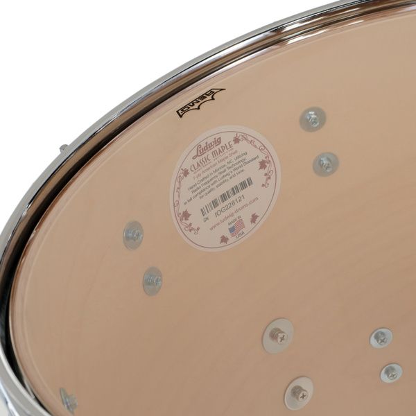 Ludwig Classic Maple 5pcs Ebony Pearl