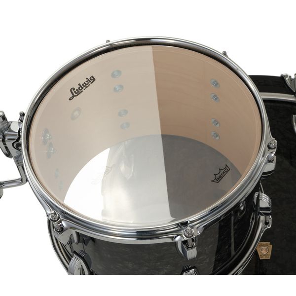 Ludwig Classic Maple 4pcs Ebony Pearl