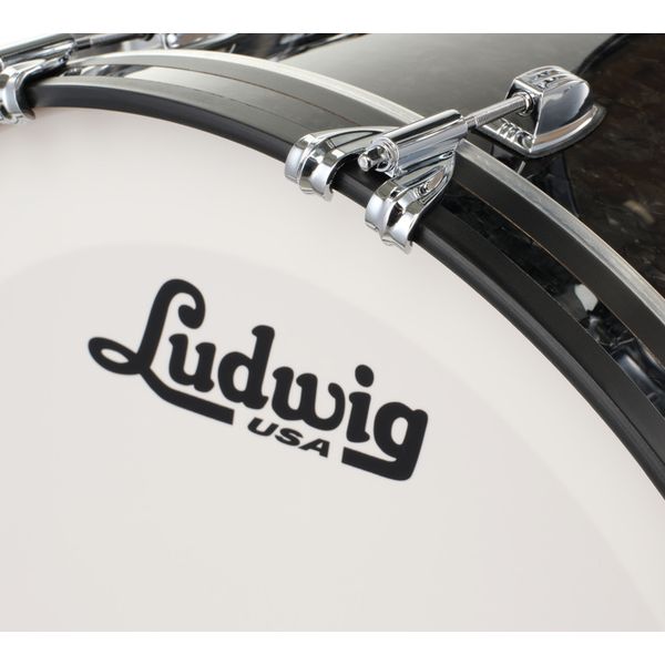 Ludwig Classic Maple 4pcs Ebony Pearl