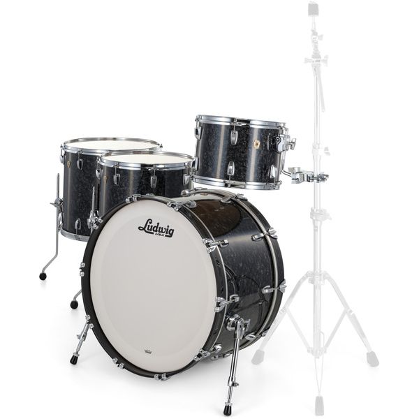 Ludwig Classic Maple 4pcs 24" Ebony P