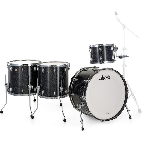 Ludwig Classic Maple 4pcs 24" Ebony P