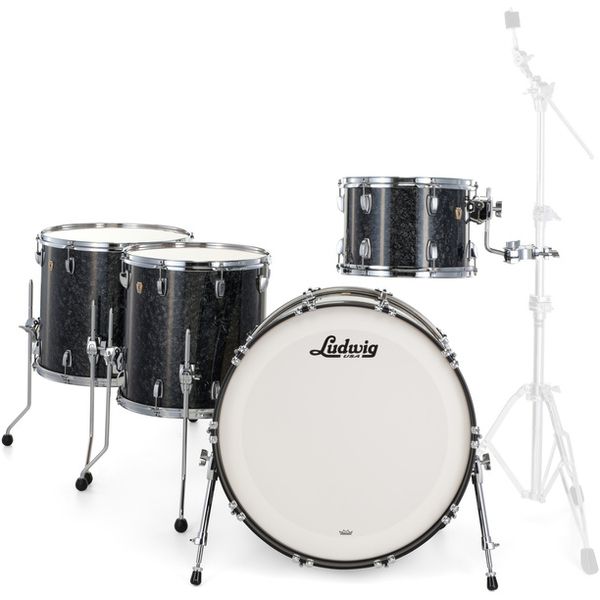 Ludwig Classic Maple 4pcs 24" Ebony P