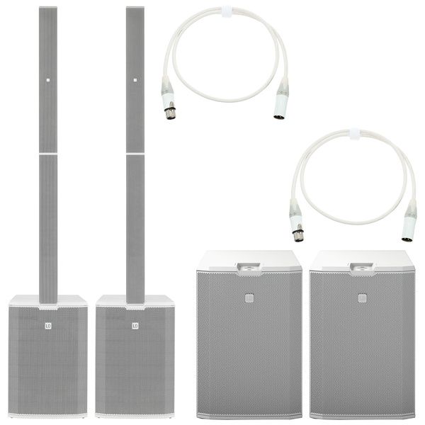 LD Systems Maui 44 G2 WH Power Bundle